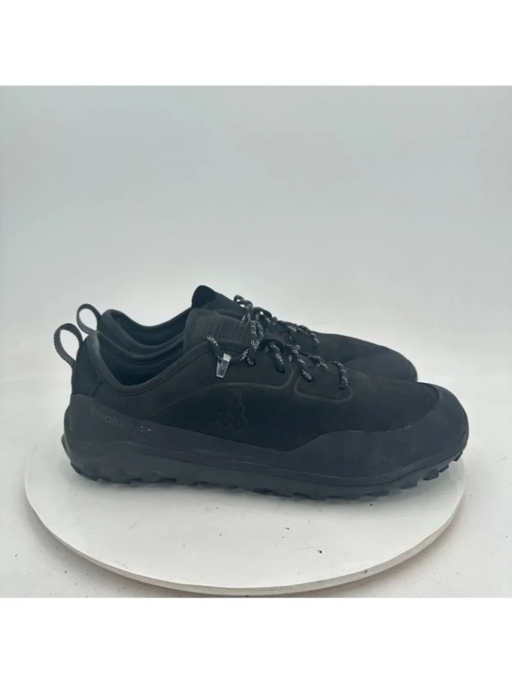 VivoBarefoot Tracker Leather Low Top Men Size EU 42 US 8.5 Black Hiking Shoes